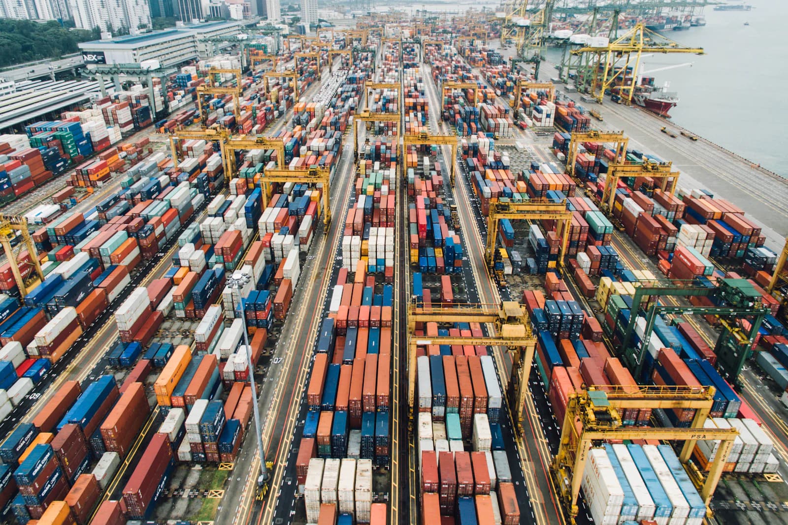 Freight infrastructure and cargo in active operation